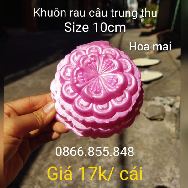 Khuôn Nhựa Rau Câu Trung Thu Hồng 17k/ cái ( SM1841 ) mẫu 2024