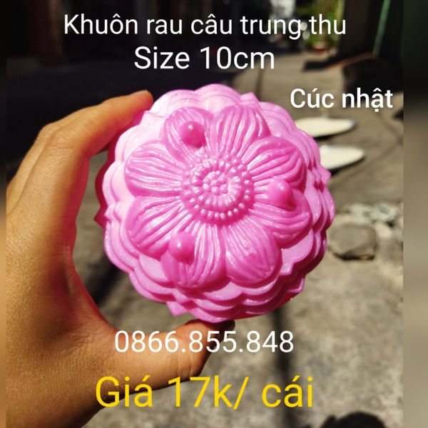 Khuôn Rau Câu Trung Thu Hồng 17k/ cái ( SM1841 ) mẫu 2024