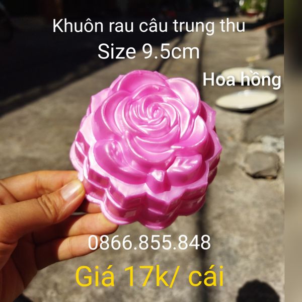 Khuôn Rau Câu Trung Thu Hồng 17k/ cái ( SM1841 ) mẫu 2024