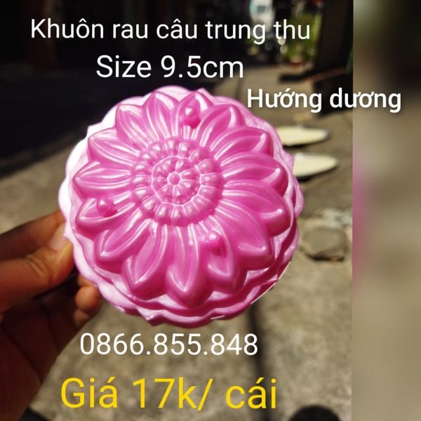 Khuôn Nhựa Rau Câu Trung Thu Hồng 17k/ cái ( SM1841 ) mẫu 2024
