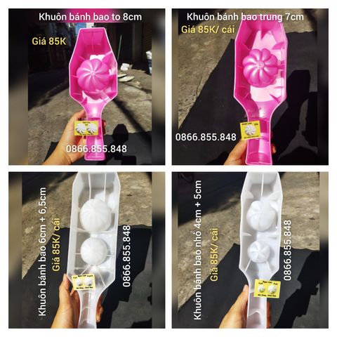 Khuôn nhựa gõ bánh bao Ngọc Lan ( SM1648 )