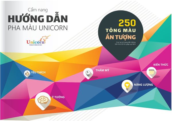 Sách hướng dẫn pha màu Uni Color