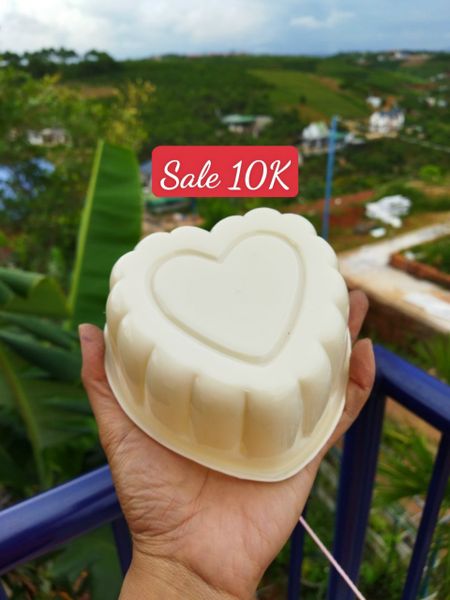 Khuôn Nhựa Trái Tim 11cm ( RT05 ) CÒN 6 CÁI