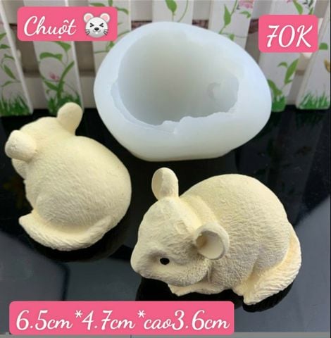 Khuôn silicon con chuột nhỏ 6.5cm*4.7cm*cao 3.6cm ( SM1716 )
