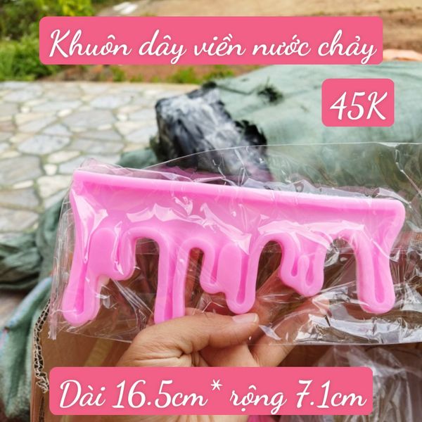 Khuôn silicon dây viền nước chảy dài 16.5cm ( SM1712 )