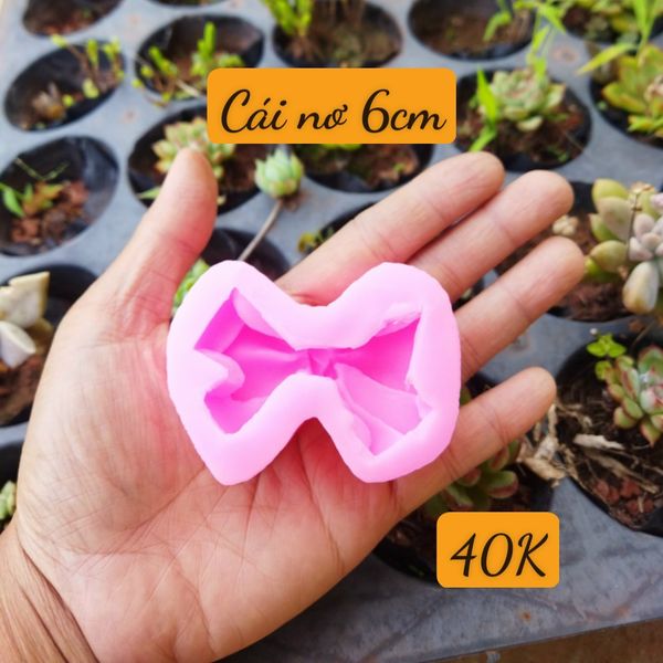 Khuôn silicon cái nơ to 6cm ( SM1709 )