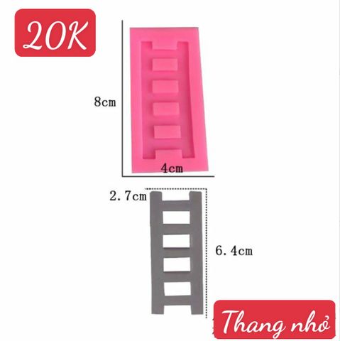 Khuôn silicon cái thang nhỏ 6,4cm ( SM1717 )