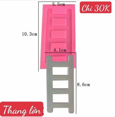 Khuôn silicon cái thang lớn 8,6cm ( SM1718 )