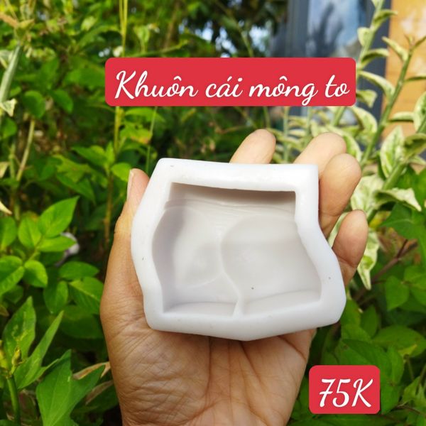 Khuôn silicon cái mông 5cm*6cm ( SM1722 )