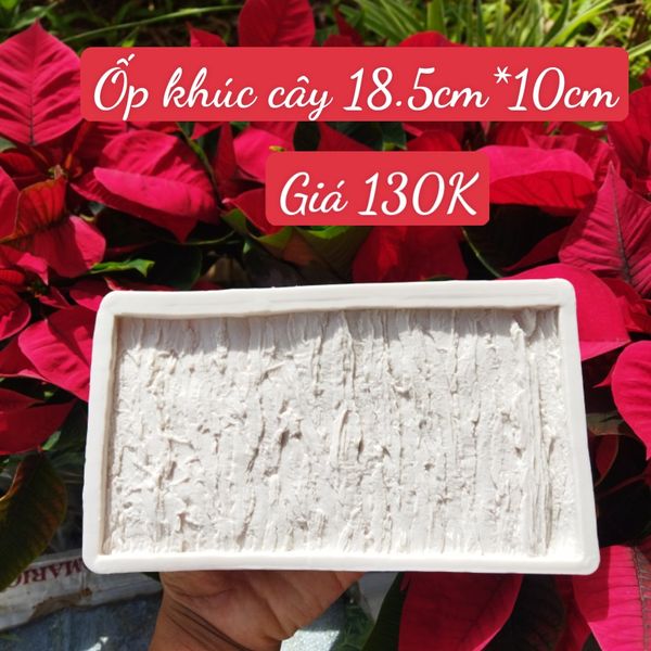 Khuôn silicon Ốp viền vân gỗ khúc cây 18.5cm*10cm ( TC239 )