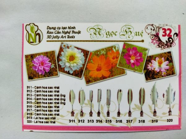 Bộ 10 Kim 3d Số 32 ( chính hãng Ngọc Huệ )