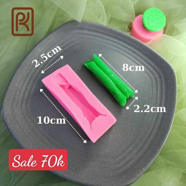 Khuôn silicon lá sen cuốn 8cm ( SM1751 )