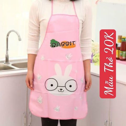 Tạp Dề Siêu Mỏng Chống Thấm Thỏ Xinh (Dưới 55kg) ( SE74 )