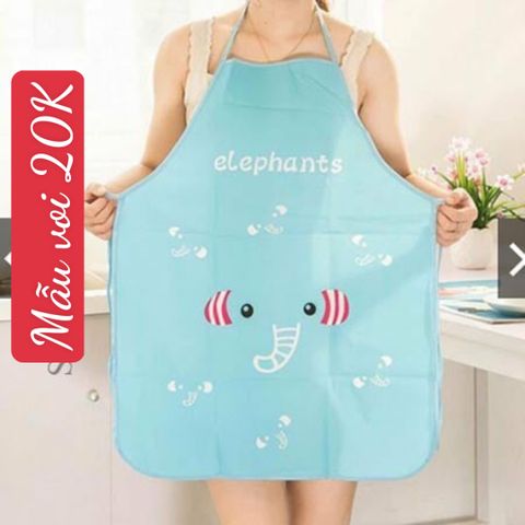 Tạp Dề Siêu Mỏng Chống Thấm Voi Xanh (Dưới 55kg) ( SE76 )