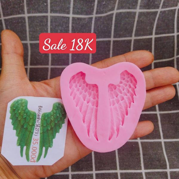 Khuôn silicon đôi cánh 5,5cm*6cm ( SE273 )