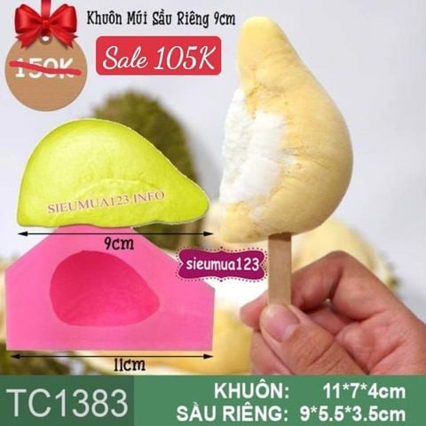 Khuôn silicon Múi Sầu Riêng Lớn 9cm ( TC1383 )