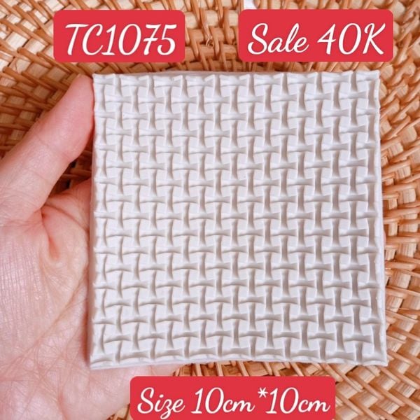 Khuôn silicon ép vân đan tre vuông ( TC1075 )