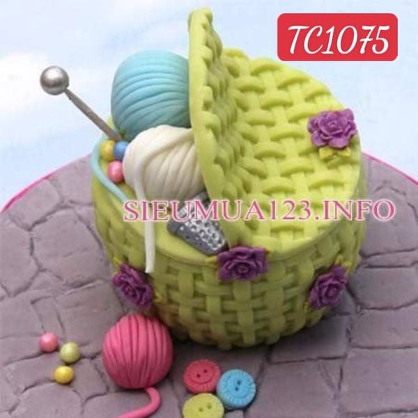 Khuôn silicon ép vân đan tre vuông ( TC1075 )
