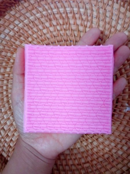 Khuôn silicon ốp viền sọc chéo 10cm*10cm ( SM1764 )