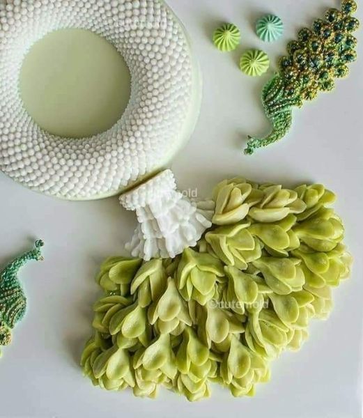 Khuôn silicon 11 hoa rơi lớn nhỏ 2cm - 3,5cm ( SM1693 )