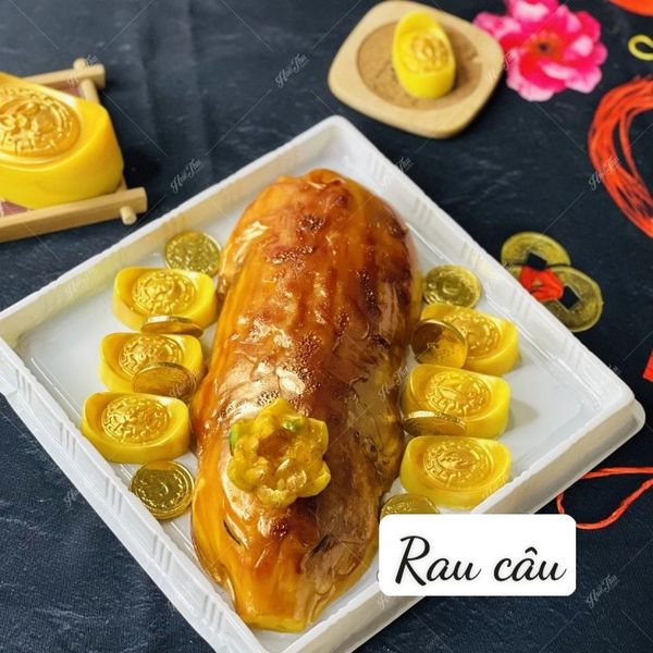 Khuôn nhựa mỏng con heo quay 28cm làm rau câu ( SM1409 )