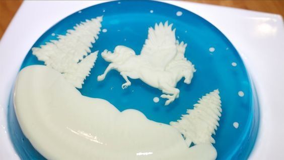 Khuôn silicon làm rau câu Con Ngựa Có Cánh Bay 8cm ( TC017 )