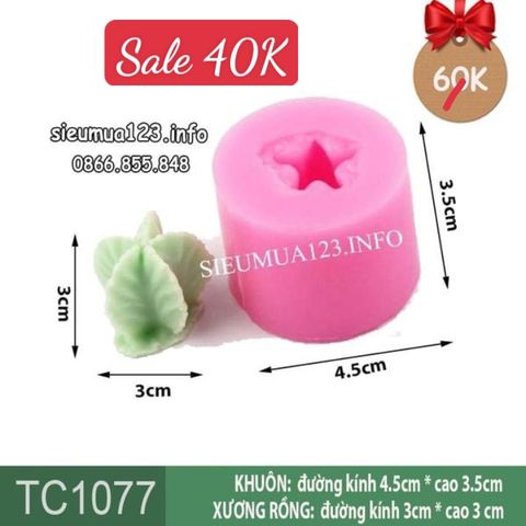 Silicon xương rồng tròn 5 khía ngôi sao ( TC1077 )