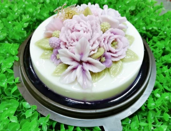 Khuôn silicon làm rau câu hoa sứ cánh nhọn 5,5cm ( SM1351 )