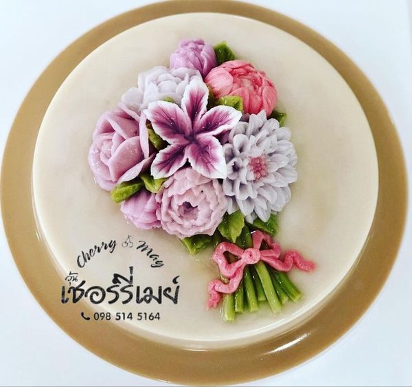 Khuôn silicon làm rau câu hoa sứ cánh nhọn 5,5cm ( SM1351 )