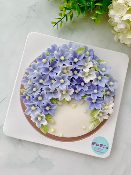 Khuôn silicon làm rau câu Hoa Dừa Cạn 4,5cm ( TC082 )