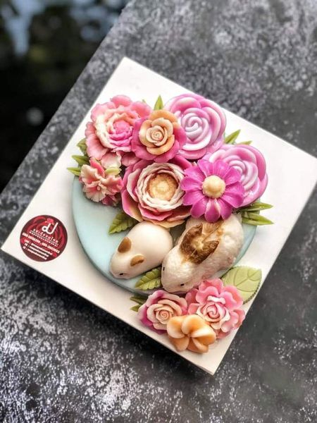 Khuôn silicon hoa hồng leo 6cm ( TC002 ) hoặc hoa hồng trà ( CÒN ÍT )