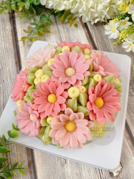 Khuôn silicon hoa cúc vàng 6,5cm ( SM1178 )