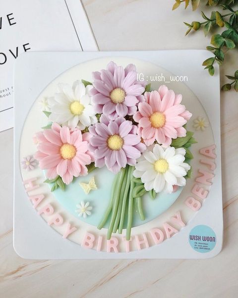 Khuôn silicon hoa cúc vàng 6,5cm ( SM1178 )