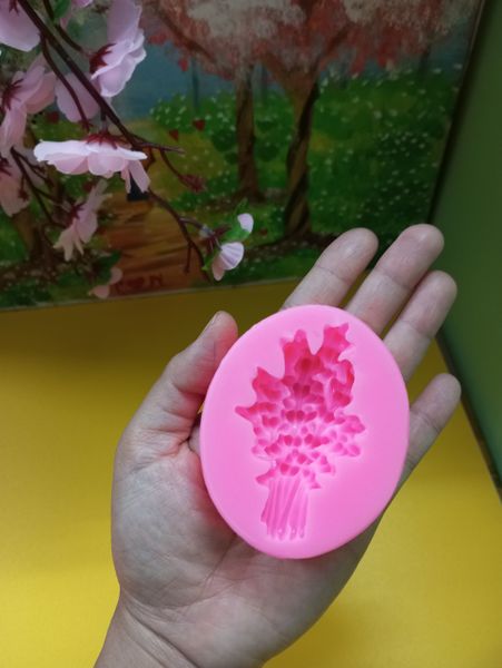Khuôn silicon chùm hoa oải hương 7cm ( SM1838 ) mẫu 2024