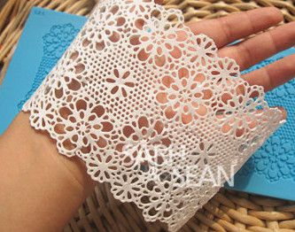 Silicon Fondant Lace Hoa Lớn Nhỏ Dài 37cm ( TC309 )