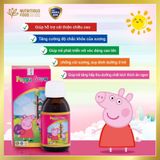  Siro Peppa Grow - Bổ Sung Canxi, Tối Ưu Chiều Cao, Tăng Cường Đề Kháng. 