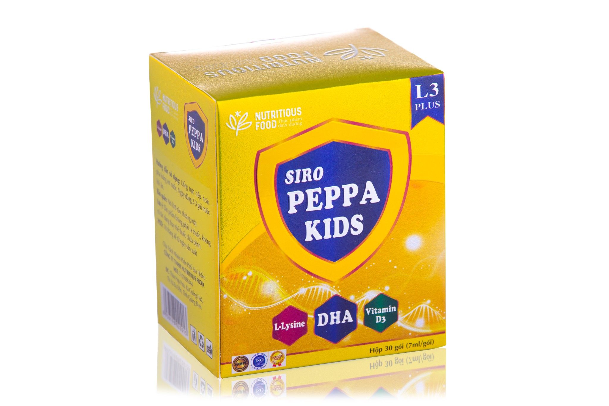  Siro Peppa Kids Plus L3 - Ăn Ngon Ngủ Ngon, Tăng Cường Đề Kháng. 