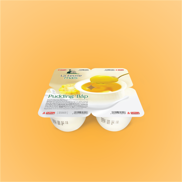  Pudding Sữa Ánh Hồng - Lốc 4 hộp x 70g 