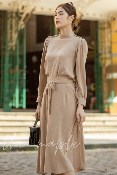 Đầm linen đầm sơ mi vintage đầm suông sọc  Thời trang thiết kế Hity  Hity   lifestyle your way