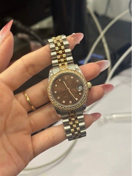  Đồng hồ Rolex viền đá chống nước (k hộp) 