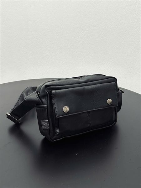  [ẢNH THẬT] Túi Đeo Chéo Nam Da Bò Trơn 3596 