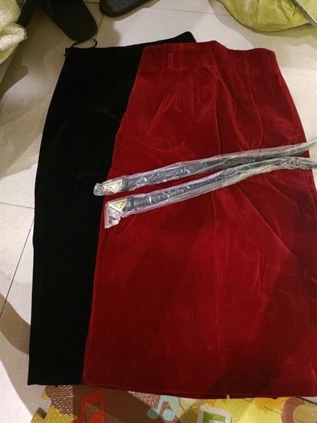  CVD P nhung kèm belt 