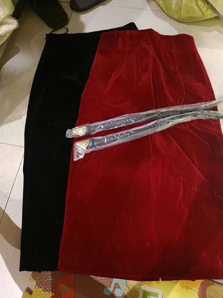  CVD P nhung kèm belt 