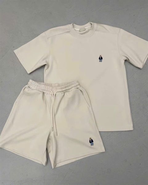  [ẢNH THẬT] Bộ Ngắn Tay Nam Logo Gấu 3303 