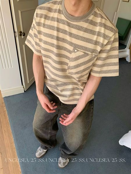  [ẢNH THẬT] Áo Phông Ngắn Tay Nam Nữ T5872 