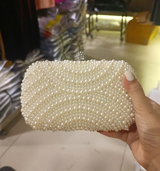  Túi Clutch đính ngọc (6501) - Sz 16 