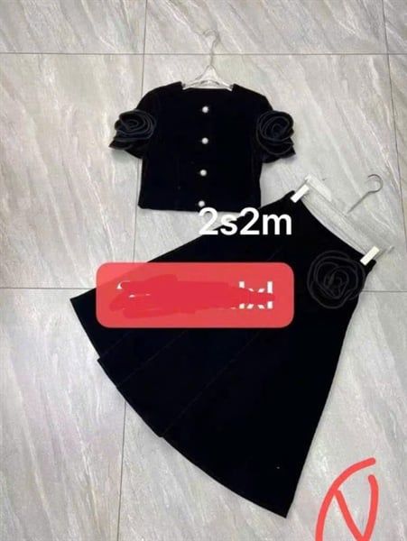  Set nhung ant cúc đá cvd đính hoa 
