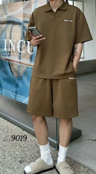  Bộ Ngắn Tay Nam Cổ Tim 9019 