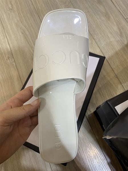  Guốc Gucci trắng 