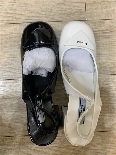  Guốc Prada mũi tròn 8p 